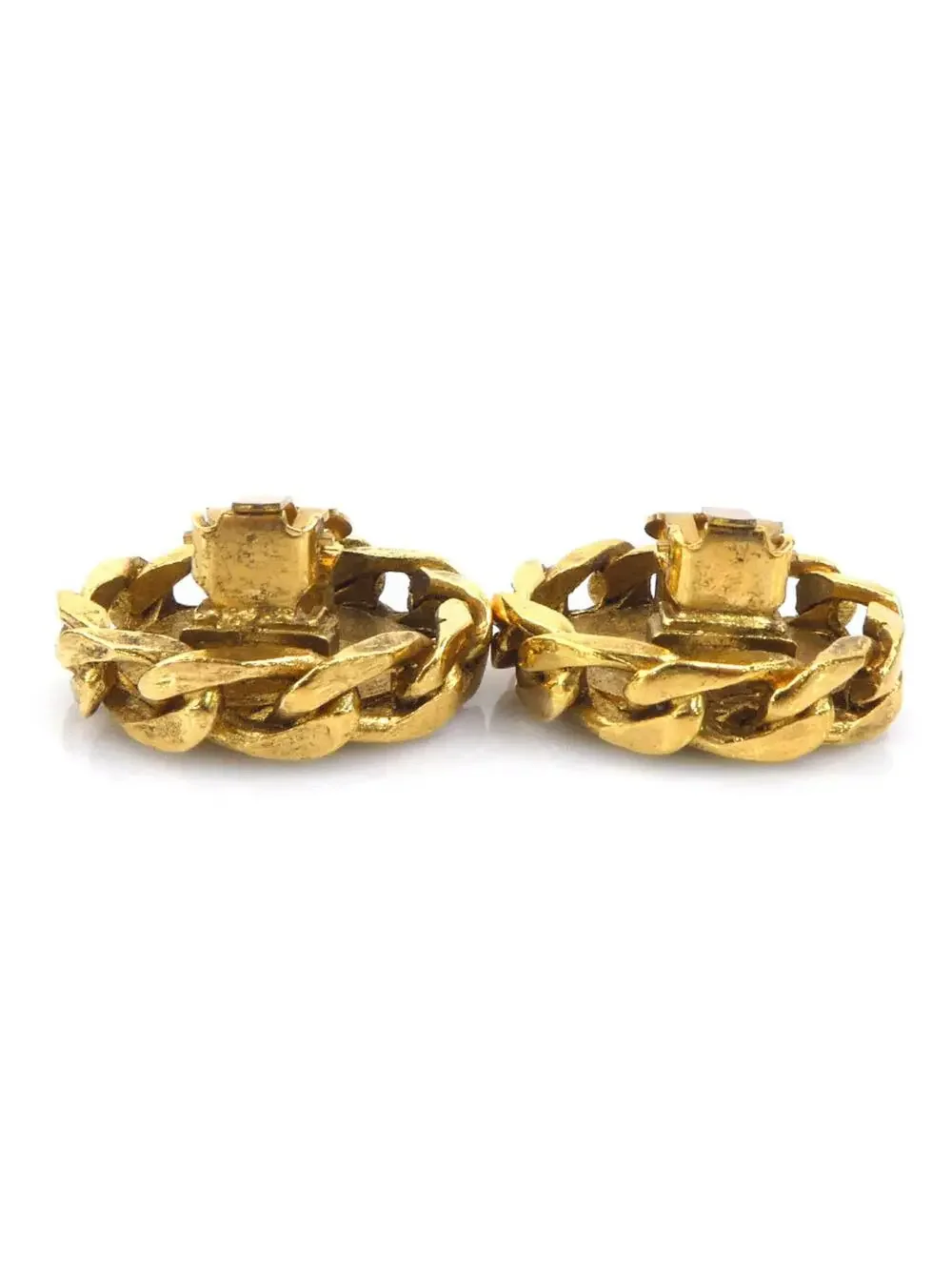 Chanel Cc Logo Clip-On Earrings Gold- #246721C61B